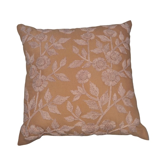18" Pink Floral Pillow by Ashland®